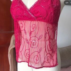 Vintage beaded top